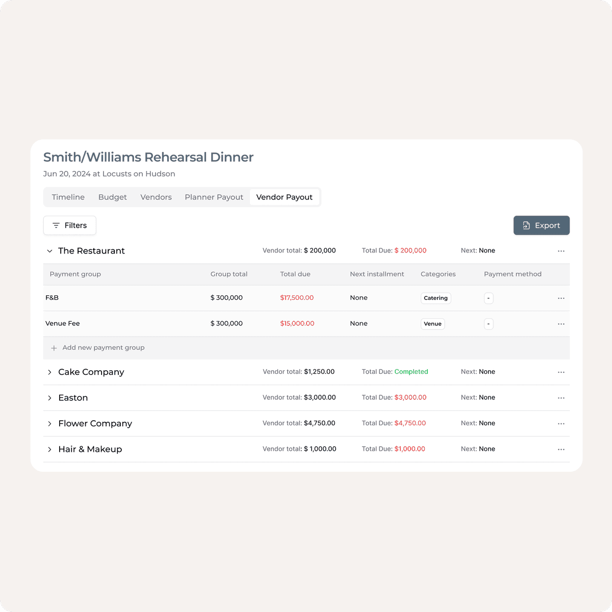 Project Timeline